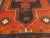 Late 19th Century Antique Fachralo Kazak Prayer Rug, Handwoven Wool, Persimmon & Green, 4' X 6' For Sale - Image 5 of 8