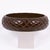 Cocoa Brown Bakelite Bracelet Bangle with Pineapple Carving For Sale - Image 4 of 8