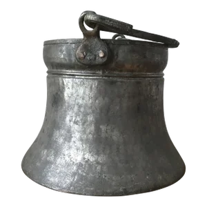 Antique Handmade Copper Bottom Cauldron or Smelting Pot
