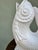 White Vintage Bordallo Pinheiro Portuguese Ceramic Koi Fish Pitcher Vase — Tropical Decor For Sale - Image 8 of 9