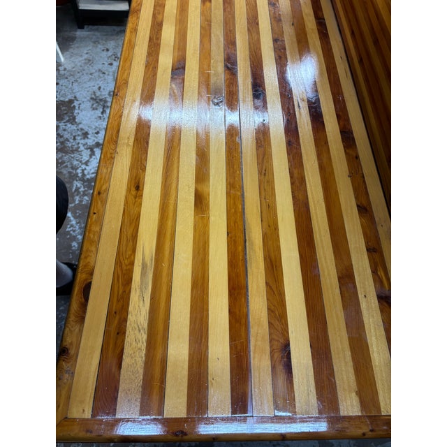 1940s Handmade Stripped Dresser For Sale - Image 12 of 12