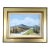Mid-Century Modern 'Road Through Soft Hills' Vintage Swedish Original Landscape Oil Painting, Framed For Sale