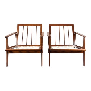 1950s Pair of Armchairs in the Style of Clara Porset For Sale