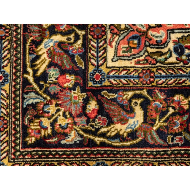 Vintage Silk Rug, 1960s For Sale - Image 10 of 14