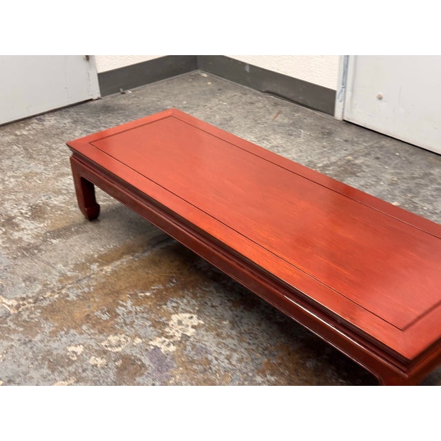 Chinese Cathay Arts Co. Ming-Style Low Coffee Table, Vintage For Sale - Image 3 of 12