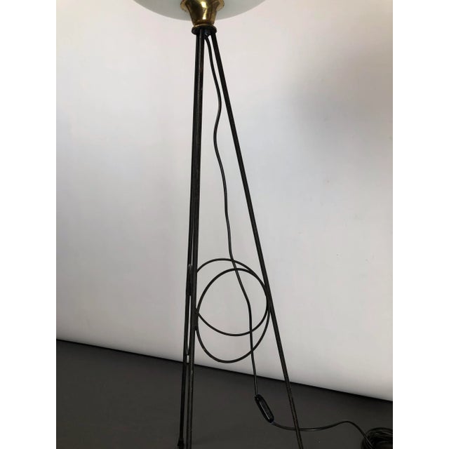Italian Brass Floor Lamp from Stilnovo, 1950s For Sale - Image 9 of 18