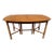 Mid Century Walnut Extendable Dining Table With 3 Leaves For Sale