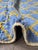 Mid-Century Modern Handmade Blue Moroccan Rug - 8.1 X 4.8 Ft For Sale - Image 3 of 8