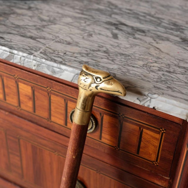 French Louis XVI Period Marble Top Commode, Circa 1770 For Sale - Image 16 of 17