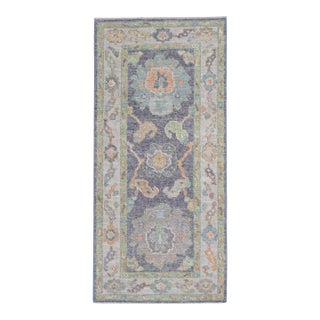 Turkish Oushak Rug 2'4" x 4'11" For Sale