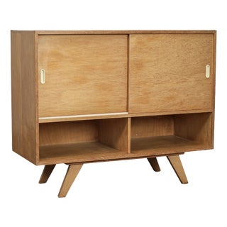 Sideboard with Sliding Doors by Jiří Jiroutek for Interier Praha, Czechoslovakia, 1960s For Sale