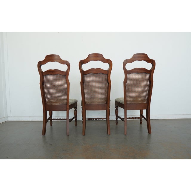 Vintage Singer Furniture Co. Dining Chairs (Set of 5) For Sale - Image 10 of 18