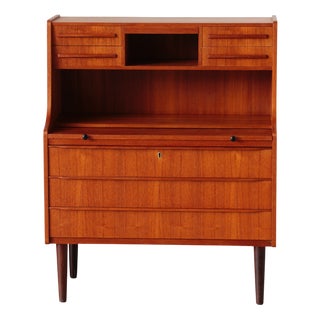 Vintage Swedish Teak Secretaire, 1960s For Sale