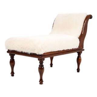 Victorian Style Ottoman in Mahagony, 1870s For Sale