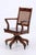 Antique Wooden Swivel Office Chair For Sale - Image 14 of 15