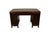 1930s Early 20th-Century Mahogany Nine-Drawer Pedestal Desk With Decorative Inlay For Sale - Image 5 of 8