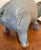 1980s Whimsical Hand Thrown Glazed Pottery Elephant For Sale - Image 18 of 18