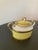 Modern Richard Ginori Italian Contessa Yellow and Gold Porcelain Sugar Bowl With Lid For Sale - Image 3 of 12