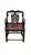 A stunning antique Chinese carved hardwood armchair showcasing exquisite Qing style craftsmanship. The backrest features...