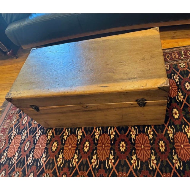 Beautiful and functional solid wood trunk with loads of character from years of gentle use. Perfect for toys, blankets, or...