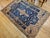 Turkish Vintage Turkish Oushak Area Rug, Wool Pile, Royal Blue & Tan, 1900s, 5' x 7' For Sale - Image 3 of 15