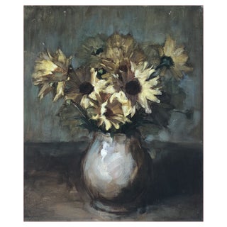 Paul Buyssens, Nature Morte, 1920s, Oil & Wood For Sale