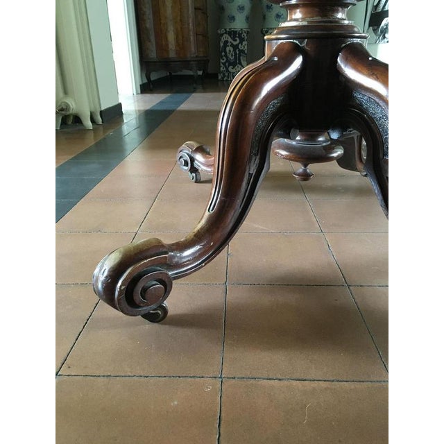Wood Victoria Walnut Tilt Top Table attributed to Filmer For Sale - Image 7 of 18
