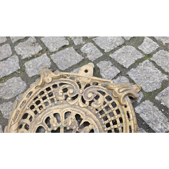 Art Nouveau Brass Fireplace Base, 1890s For Sale - Image 3 of 6