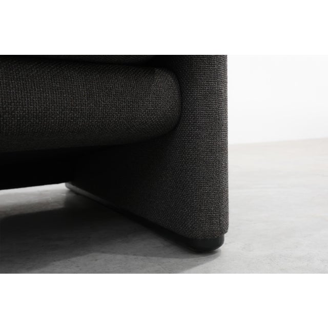 Textile Two-Seat Sofa by Vico Magistretti for Cassina, Italy, 1990s For Sale - Image 7 of 13