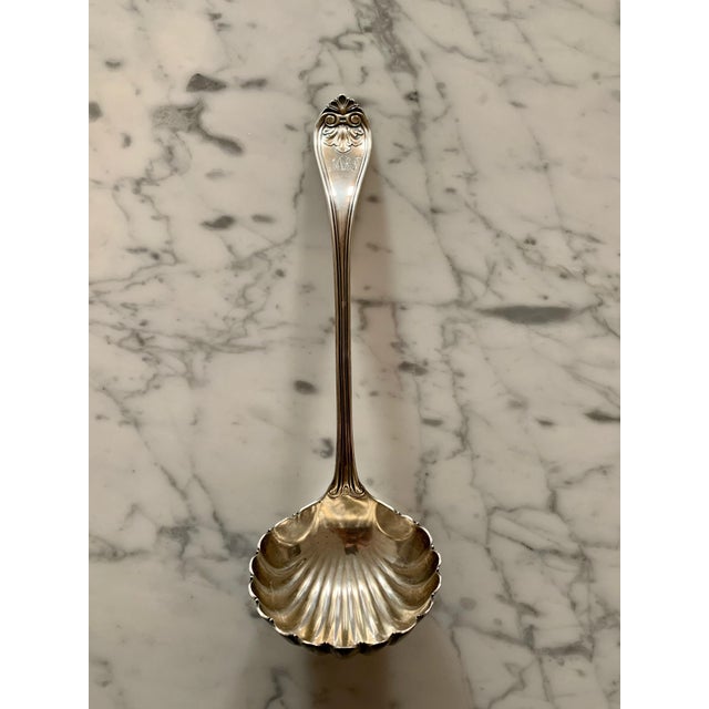 Large Gorham Soup Ladle in the "Josephine" Pattern 1855 Coin For Sale - Image 9 of 9