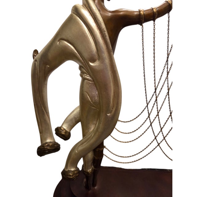 Erte Romain De Tirtoff the Wedding Bronze Sculpture Figural Dance Fine Art 1986 For Sale - Image 15 of 18