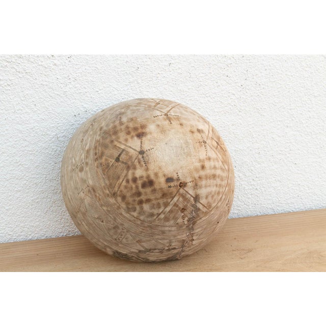 African Bleached Wood Milk Bowl For Sale In Los Angeles - Image 6 of 8