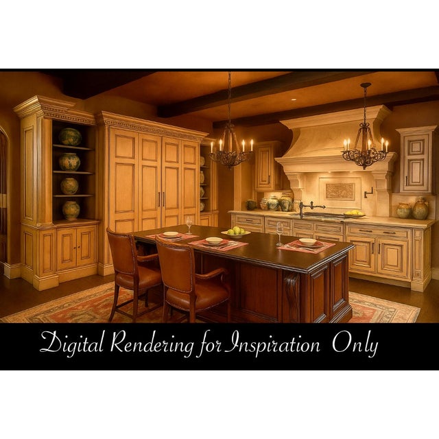 Gold Monumental 14-Foot Architectural Cabinet / Library Bookcase / Entertainment Center – European Neoclassical For Sale - Image 8 of 18