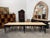 This massive fir table has been completely restored. It features a beautiful raw wood tabletop and a base with six legs...