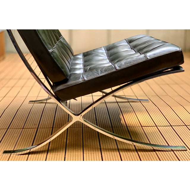 Barcelona Chair by Ludwig Mies van der Rohe for Knoll International, 1980s For Sale - Image 10 of 14