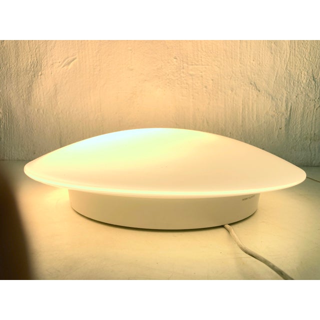 1990s UFO Disc-Shaped Ceiling Lamp by Glashütte Limburg, 1980s For Sale - Image 5 of 9