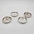Set of Four Sterling Silver Coasters, Shreve & Co., u.s.a. Circa 1950 For Sale - Image 4 of 8