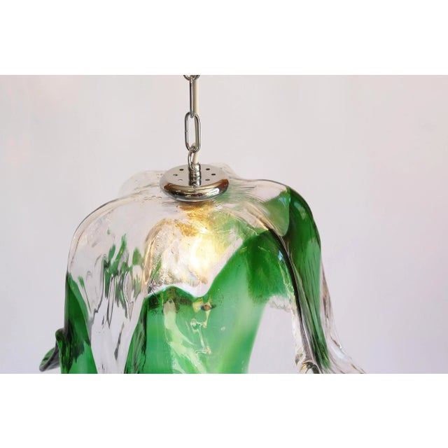 AVMazzega Vintage Murano Glass Pendant Lamp from Mazzega, 1970s For Sale - Image 4 of 9