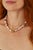 Bochic “Capri” Vintage Pearl & Multi Gem Necklace Set in 18K & Silver For Sale - Image 9 of 9