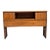 Mid 20th Century Attributed Broyhill Saga Full Size Walnut Mid Century Modern Headboard For Sale