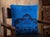 Navy Blue Tribal Totem Rug Cushion Cover For Sale - Image 8 of 11