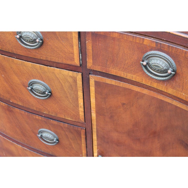 1940s Traditional Style Mahogany Buffet/ Sideboard/ Credenza For Sale - Image 11 of 12