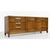 Campaign Mid-Century Campaign Style Credenza by Fancher Furniture — 9 Drawers For Sale - Image 3 of 12