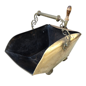 19th Century Brass Coal Bucket by Henry Lovebridge