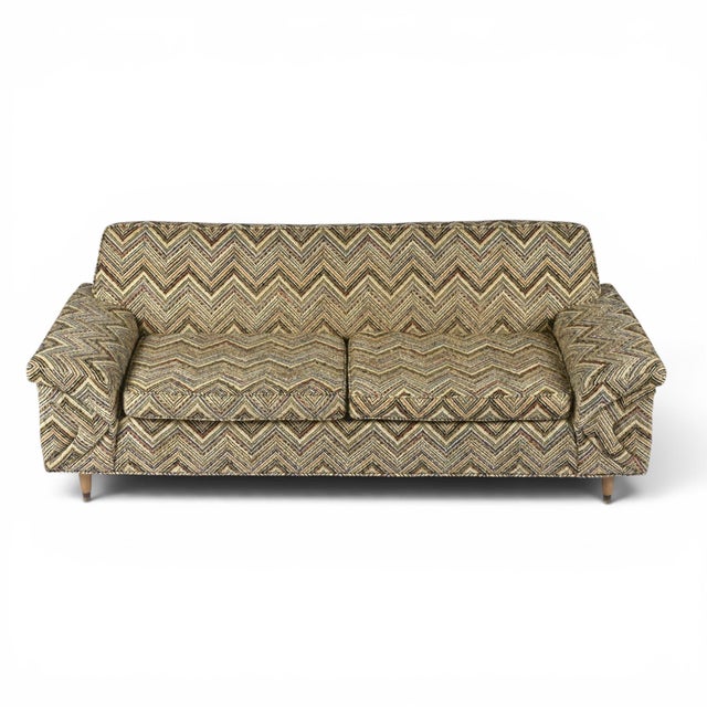 Vintage 1961 Mid-Century Modern Kroehler Sofa From Chicago For Sale - Image 12 of 12