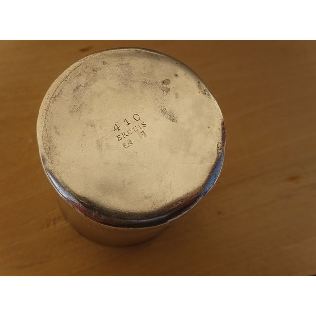 Silver-Plated Metal Cup by Ercuis for Befos For Sale - Image 14 of 16