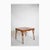 Wood Rattan Square Game Table, 1950s For Sale - Image 7 of 7