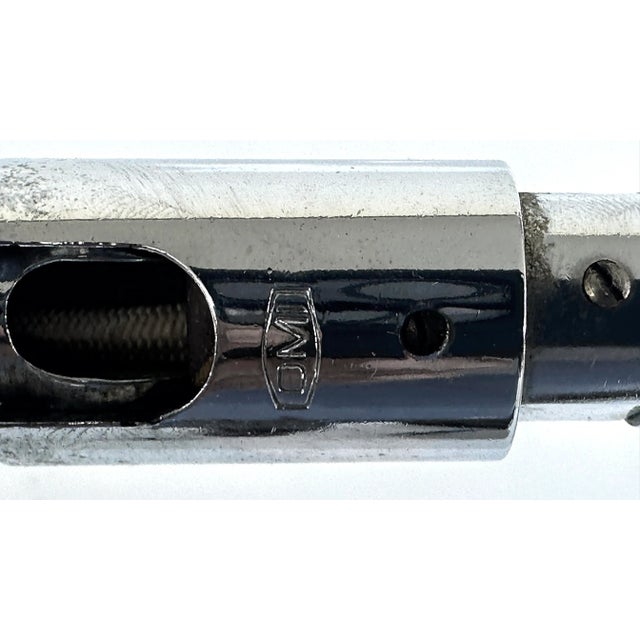 Koch & Lowy Adjustable Swing Arm Chrome Floor Lamp Omi, 1960s For Sale - Image 12 of 12