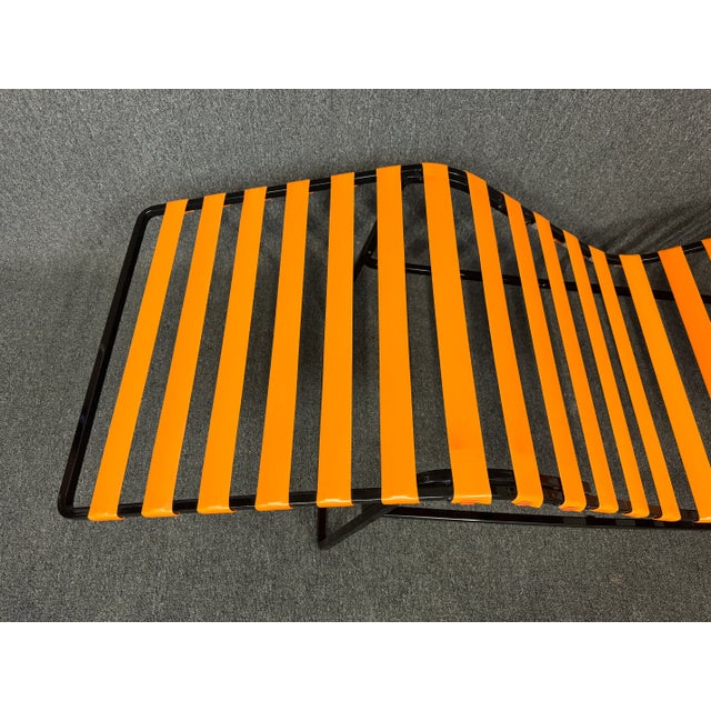 Vintage Mid Century Modern Patio Lounge Chaise For Sale - Image 4 of 10