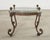 Victorian Country English Iron Marble Bronze Drink Table Trivet For Sale - Image 3 of 18